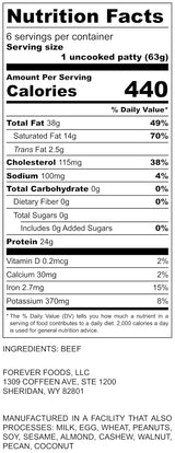 Beef Patties - 5